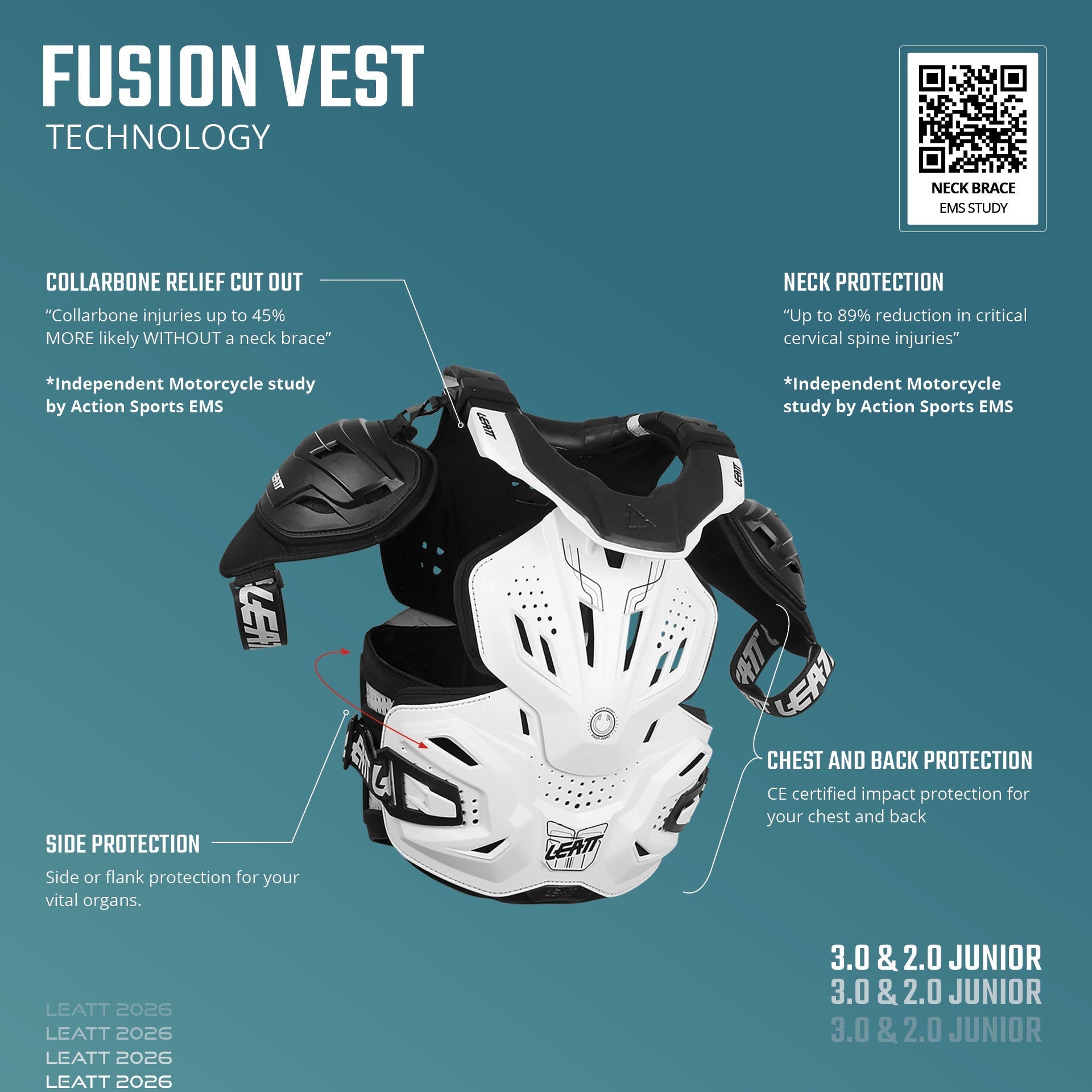 Fusion vest 2.0 - Junior – Leatt MTB UK